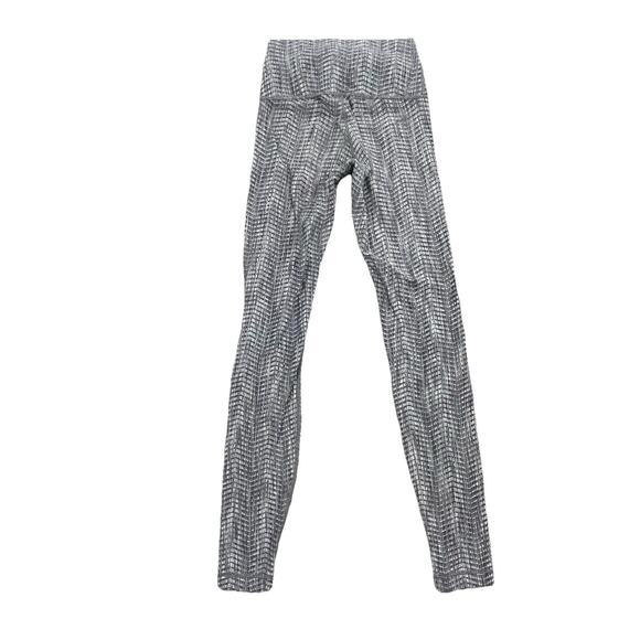 Lululemon Wunder Under Hi Rise Leggings 6 28" Inseam Jacquard Yoga Fitness 26-2 - Picture 1 of 7
